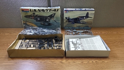 (2) Model Airplane Kits