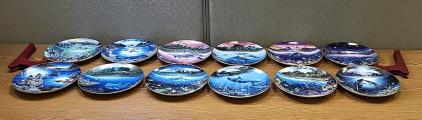 (12) Ocean Themed Collectors Plates