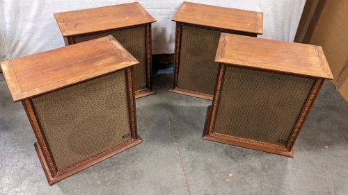 (4) Vintage Wharfedale Speakers