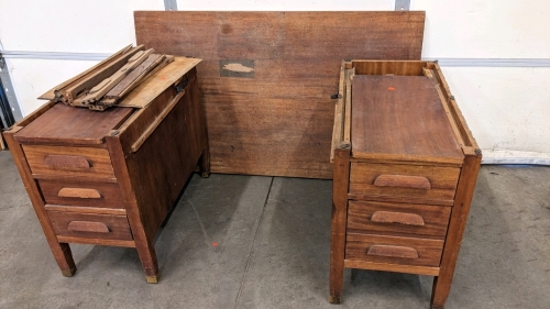 Antique Wood Desk