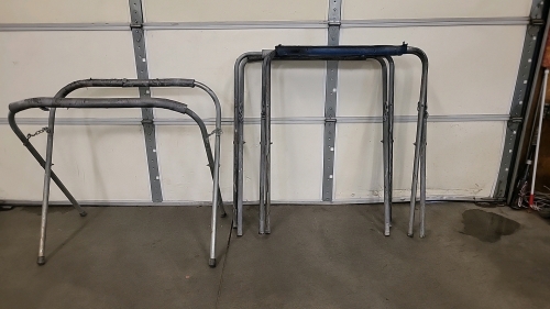 (3) Folding Shop Stands