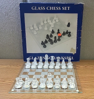 Glass Chess Set