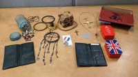 Bead Work & Beads, Leather Wallets, More