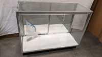 Glass Display Cabinet w/Shelf Brackets