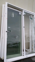 (3) New 8'x6' Sliding Glass Door Frames w/Door Panel & Window