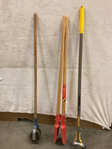 Assorted lawn tools