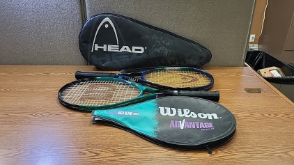 Head 660 Genesis IDS and Wilson Advantage 110 Tennis Racket