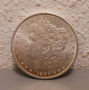 1886 Morgan Silver Dollar - Verified Authentic