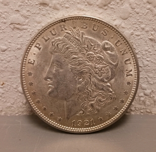 1921 Silver Morgan Dollar - Verified Authentic