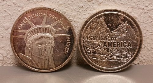 (2) One Ounce Rounds .999 Fine Silver - Verified Authentic