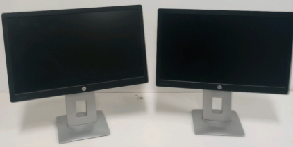 (2) HP 22" Elite display Computer Monitors