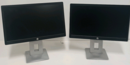 (2) HP 22" Elite display Computer Monitors