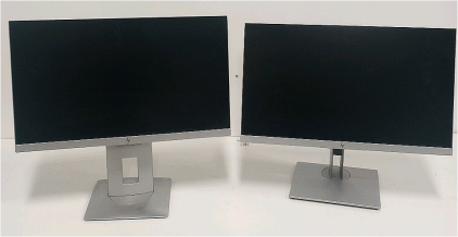 (2) HP 23" Elite display Computer Monitors