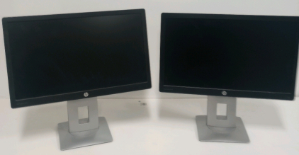 (2) HP 22" Elite display Computer Monitors