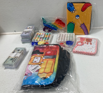 Fidget Toys, Backpack, Baby Album, Play Money, Card Binder