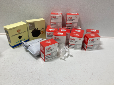 Lot of High Efficiency Masks