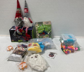 Fidget Toys, DIY Assembly Of Dinosaurs, Blocks, Stuffed Animals , Bubble Guns, And More