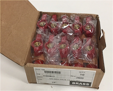 (10) Smith-Cooper 1/2&rdquo; Fip X Flare Gas Ball Valves New In Box