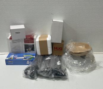 (3) Kitchen Tool Set (2) Magnetic Microwave Splash Guard (1) Air Fryer Liners (1) Cleaning Product for Milk Steamers (1) Cocktail Smoker (3) Novelty Mugs