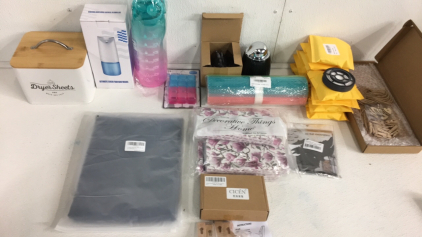 Hooks, Dryer Sheets, Foam Hand Sanitizer, Filters