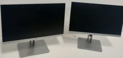 (2) HP 22" Elite display Computer Monitors