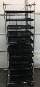 (1) 75” x 26” x 24” 12-Tray Warming/Proofing Rack With Wheels Thermostat and (12) Trays