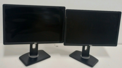 (2) Dell 22" Lcd Computer Monitors