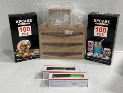 Mason Jar Lids, Knife Sharpener, Paper Dispenser
