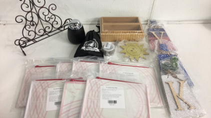 Sealed Bags, Wall Art, Easel, Seafood Tools