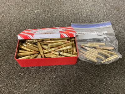 Bin of assorted ammo