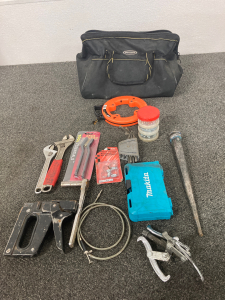 Bag of assorted tools