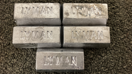 (5) 1 Pound Lead Bars