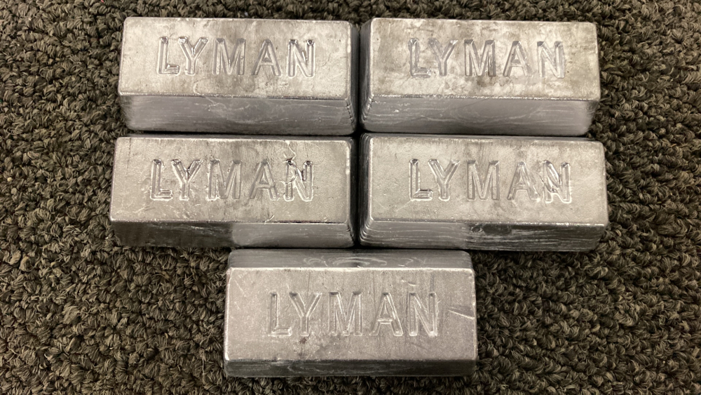 (5) 1 Pound Lead Bars