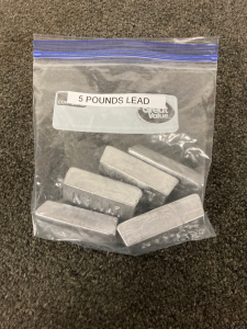 5 pounds of lead