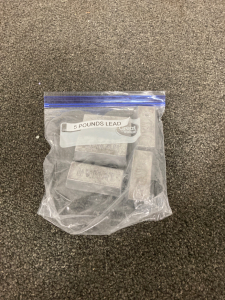 5 pounds of lead