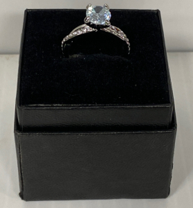 Size 6.5 Ring with Clear Stone