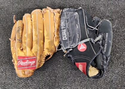 Two Baseball Mits