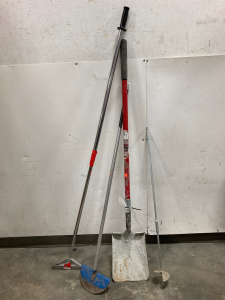 Shovel, Cement Mixer, Scrapper, And More