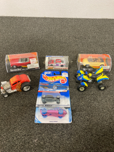 Assorted toy cars
