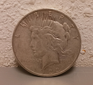 1923 Silver Peace Dollar - Verified Authentic