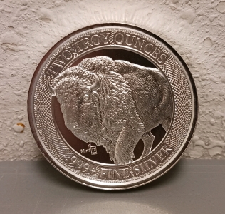 MintID 2 Troy Ounce .999 Fine Silver Round - Verified Authentic
