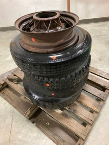 (4) Different Tires With Rim