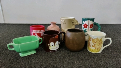 Assorted Mugs & Vases