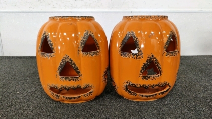 Ceramic Jack-o'-lanterns