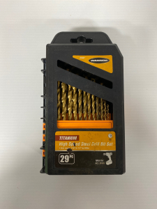 Warrior 29 Pc Titanium High Speed Drill Bit Set