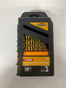 Warrior 29 Pc Titanium High Speed Drill Bit Set