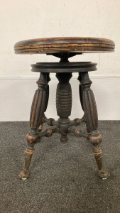 Antique Piano Stool