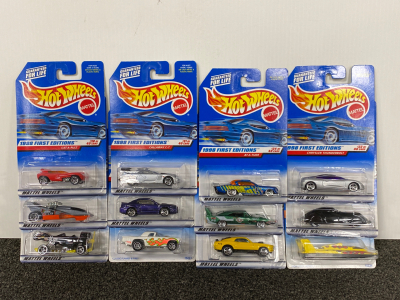 (12) Hotwheels Still in Package