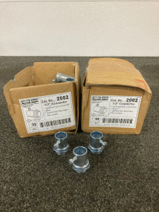 (2) Boxes Of Hubbell 1/2 Connectors