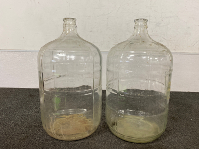 (2) Glass Jugs
